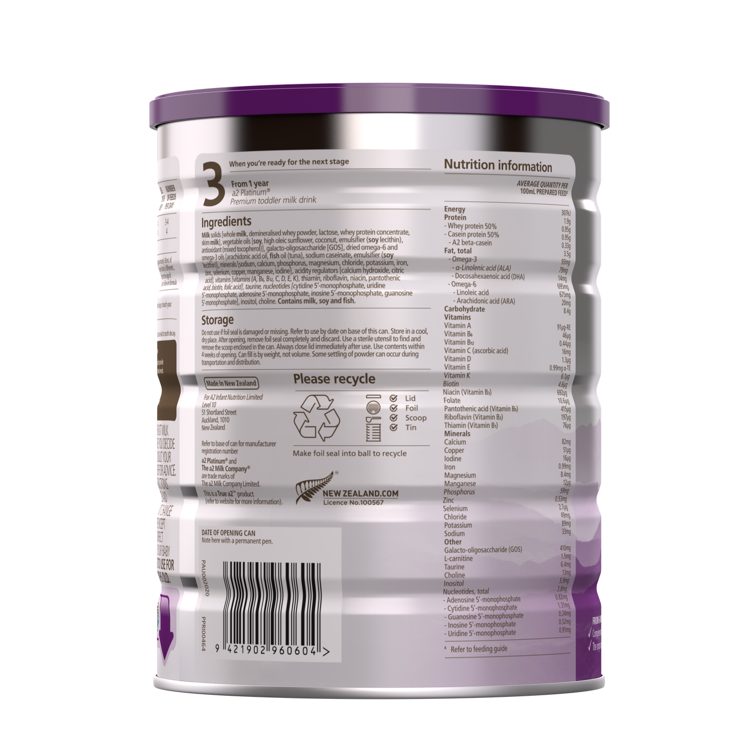 a2 Platinum® Premium follow-on formula
