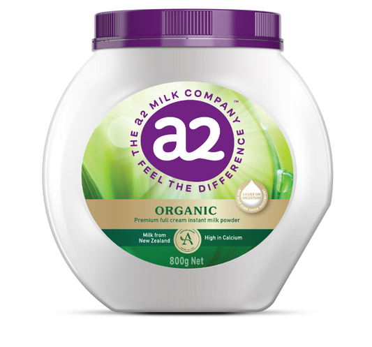 Full cream a2 Milk® Organic premium instant milk powder 800g